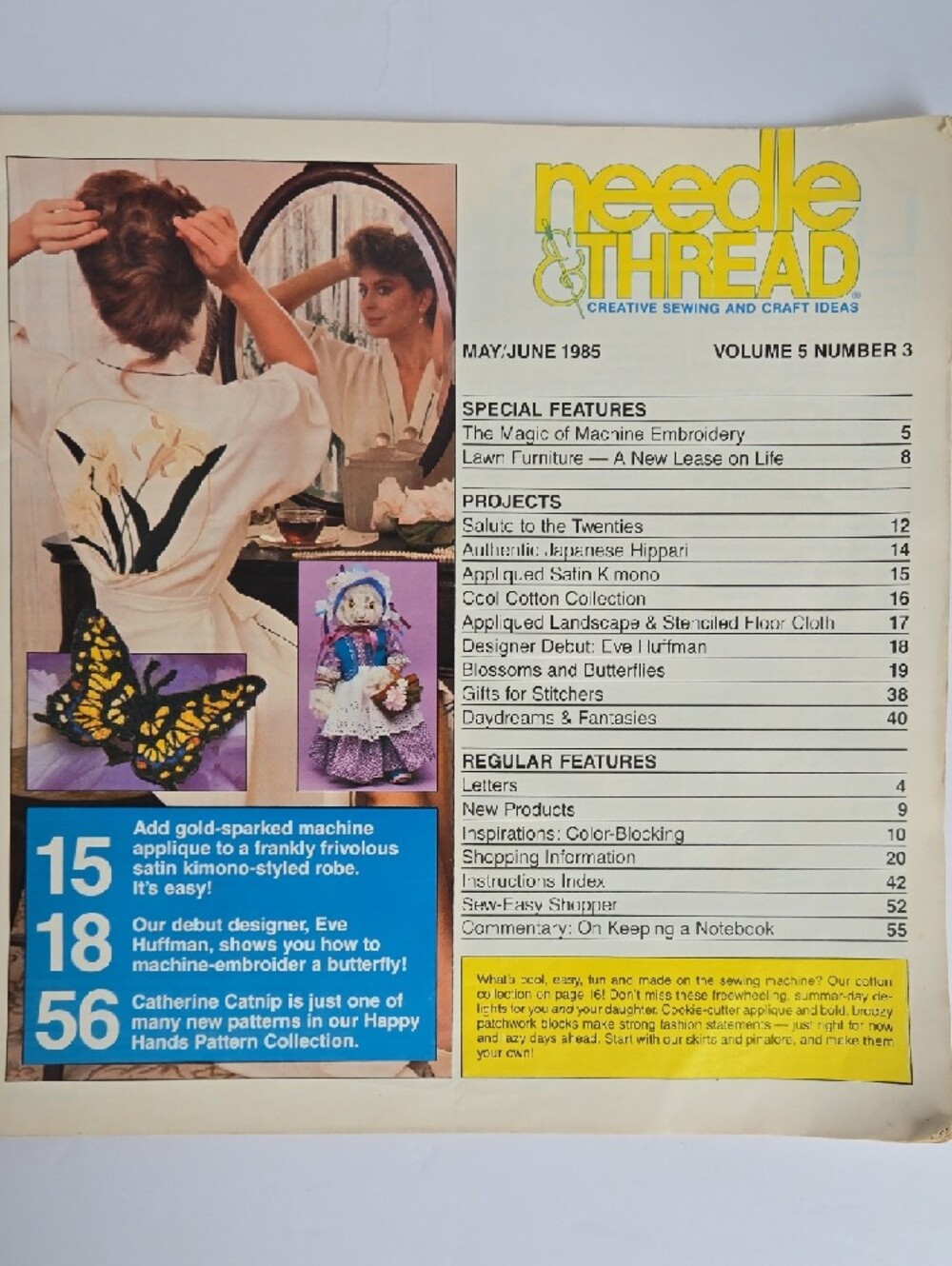Needle & Thread Magazine May June 1985 Complete Patterns - Picture 4 of 15